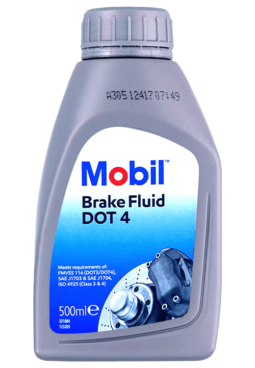 Product Image Mobil DOT4 Brake Oil 500 ML